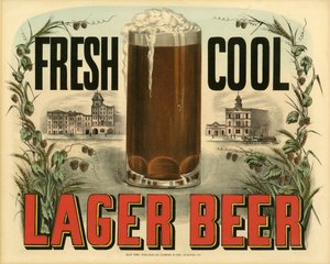 Fresh Cool Lager Beer
